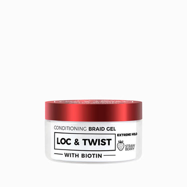 Loc & Twist Conditioning Braid Gel – Strawberry (Extreme Hold) 5.07 Oz - ANNS BEAUTY SUPPLY
